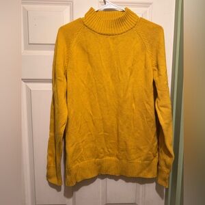 JEANNE PIERRE Mustard Cowl Neck Sweater